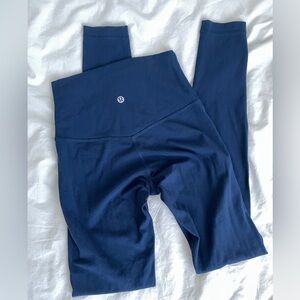 Navy lulu align leggings